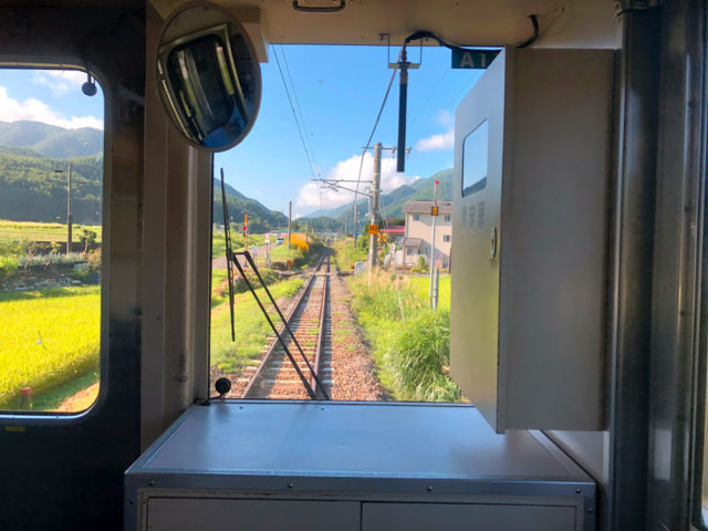 中央線辰野支線車窓