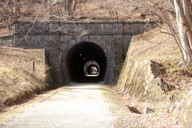 ５．アプトの道。トンネルも通れる