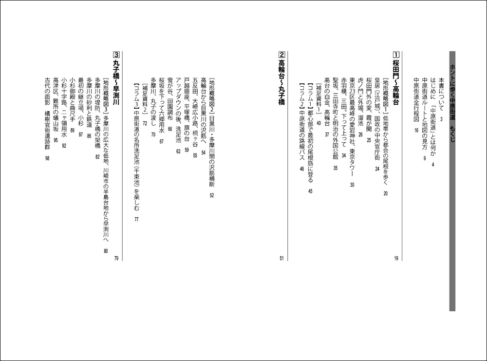 ホントに歩く中原街道　目次1